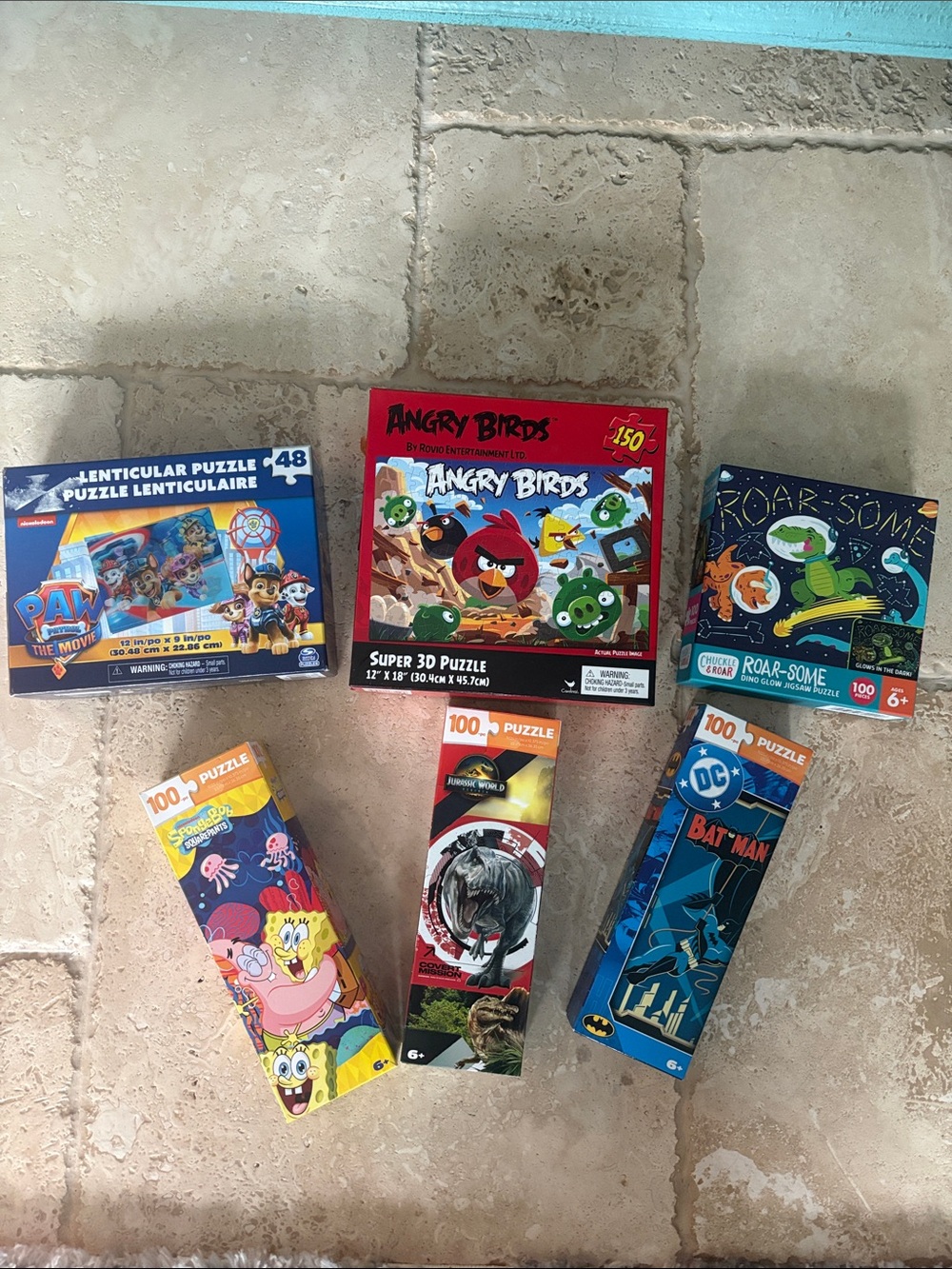 Kids puzzles. All pieces are accounted for! Pet and smoke-free!
